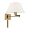 Livex Lighting 1 - Light Wall Light in  Antique Brass - 4 of 4