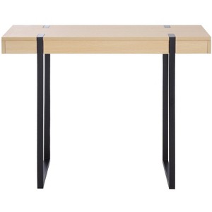 Klausner Console Table - CNS9302A - Sand/Black - Safavieh - 1 of 4
