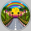 Men's Design By Humans Summer Road Trip By underheaven T-Shirt - 2 of 2