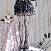 BABYYER Women Tights, Spider Web Fishnet Tights, Halloween Black Lace Thigh Pantyhose, Breathable, Comfortable and Elastic - 3 of 4