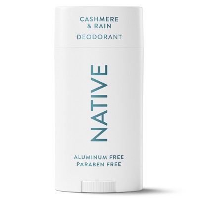 Native Men's Invisible Solid Deodorant - Cashmere & Rain - 3.1oz