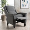 Christopher Knight Home Haddan Recliner - Charcoal : Upholstered Accent Chair, Polyester, Hardwood Frame - 4 of 4