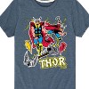 Boys' - Marvel - Thor Stickers Style Short Sleeve Graphic T-Shirt - 2 of 4
