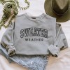 Simply Sage Market Embroidered Sweater Weather Garment Dyed Sweatshirt - 3 of 4