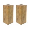 MAYEERTY 1 Pack Modern Square End Table, Wood-Like Finish Side Table for Living Room, Patio, Indoor Outdoor - 2 of 4