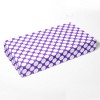 Bacati - Purple Large Dots 100 percent Cotton Universal Baby US Standard Crib or Toddler Bed Fitted Sheet - 3 of 4