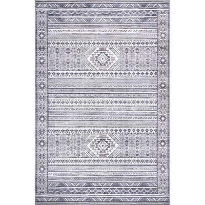 nuLOOM Jenine SpinClean Machine Washable Stain-Resistant Area Rug