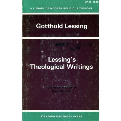 Lessing's Theological Writings - (Library of Modern Religious Thought) by  Gotthold Lessing (Paperback)