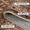 Washable Area Rugs for Living Room Vintage Floral Large Area Rug Boho Non-Slip Foldable Carpet Soft Thin Printed Indoor Rugs for Dining Room - 4 of 4