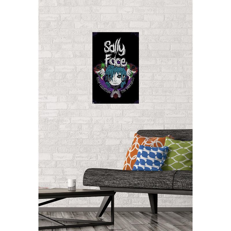Trends International Sally Face - Crossed Guitars Unframed Wall Poster Prints, 2 of 7