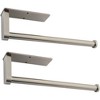 2-Pack 12 Inch Stainless Steel Kitchen Paper Towel Holders, Self-Adhesive or Screw Mount - 2 of 4