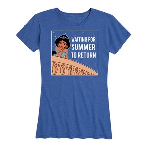 Women's - Disney Princess - Waiting For Summer Short Sleeve Graphic T-Shirt - 1 of 4