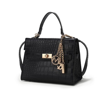 MKF Collection Naomi Vegan Crocodile Leather Women’s Satchel Bag by Mia K
