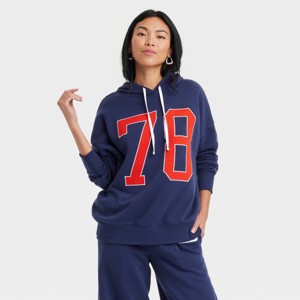 Women's 78 Graphic Sweatshirt - Blue - 1 of 3