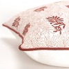 20"x20" Oversize Leaves Square Throw Pillow Cover - Rizzy Home - 2 of 4
