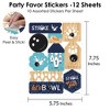 Big Dot of Happiness Strike Up the Fun - Bowling - Birthday or Baby Shower Party Favor Sticker Set - 12 Sheets - 120 Stickers - 3 of 4