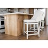 Maven Lane Vienna High Back Fabric Bar Height Bar Stool - 2 of 4