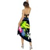 LA LEELA Women's Vacation Beachwear Swimsuit pareo Sarong Wraps Swimwear Cover up Wrap One Size Multicolored, Floral - 4 of 4