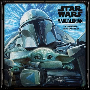 Trends International 2025 Star Wars Mandalorian Wall Calendar: Monthly 12x12" Paper, Multicolored, All Ages, Saddle Stitch - 1 of 4