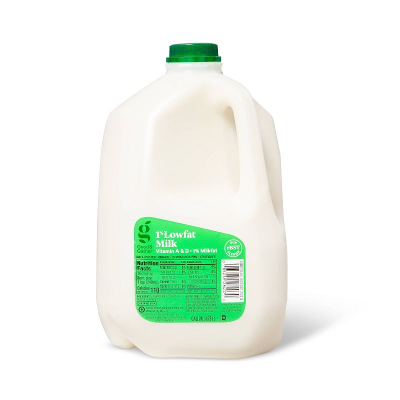 1% Low Fat Milk - 1gal - Good &#38; Gather&#8482;, 1 of 6