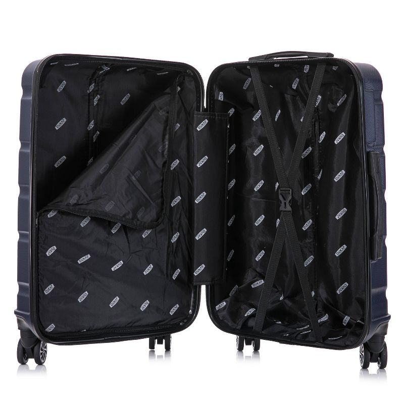 DUKAP Sense 3pc Lightweight Hardside Spinner Luggage Set, 5 of 16