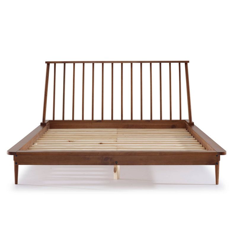 Boho Solid Wood Spindle Platform Bed - Saracina Home, 5 of 25
