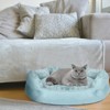PureWags Small Dog Bed, Round Cat Bed Washable for Indoor Cats, Non-Slip Base and Removable Cushion, Pet Bed for Puppy and Kitten - 3 of 4