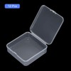 Unique Bargains Clear Small Plastic Beads Storage Containers with Lid - 3 of 4