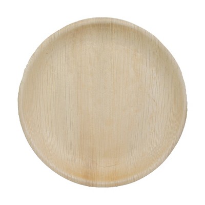 10" 4pk Party Palm Leaf Paper Plates