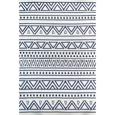 Nuloom Cecilia Geometric Bands Indoor Area Rug