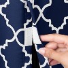 Sweet Jojo Designs Boy, Girl, Unisex/Gender Neutral Dog Crate Kennel Cover 36in. Trellis Navy Blue and White - 3 of 4