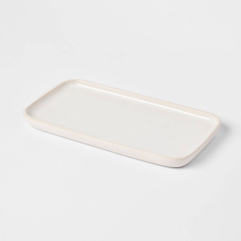 Ceramic Vanity Tray White - Threshold&#8482;, 5 of 9