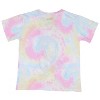 Disney Girl's Disney Girl's Daisy Duck Tie Dye Graphic Kids T-Shirt - 4 of 4