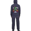 Everyday Kids “Trick RAWR Treat” Dinosaur Halloween Hoodie – Cute T-Rex Truck Graphic– Fun Fall Sweatshirt, Navy Size 4T - 2 of 3