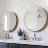 Dovelina Round Aluminum Framed Bathroom Vanity Mirror Hanging Mirror（Set of 2) - 2 of 4