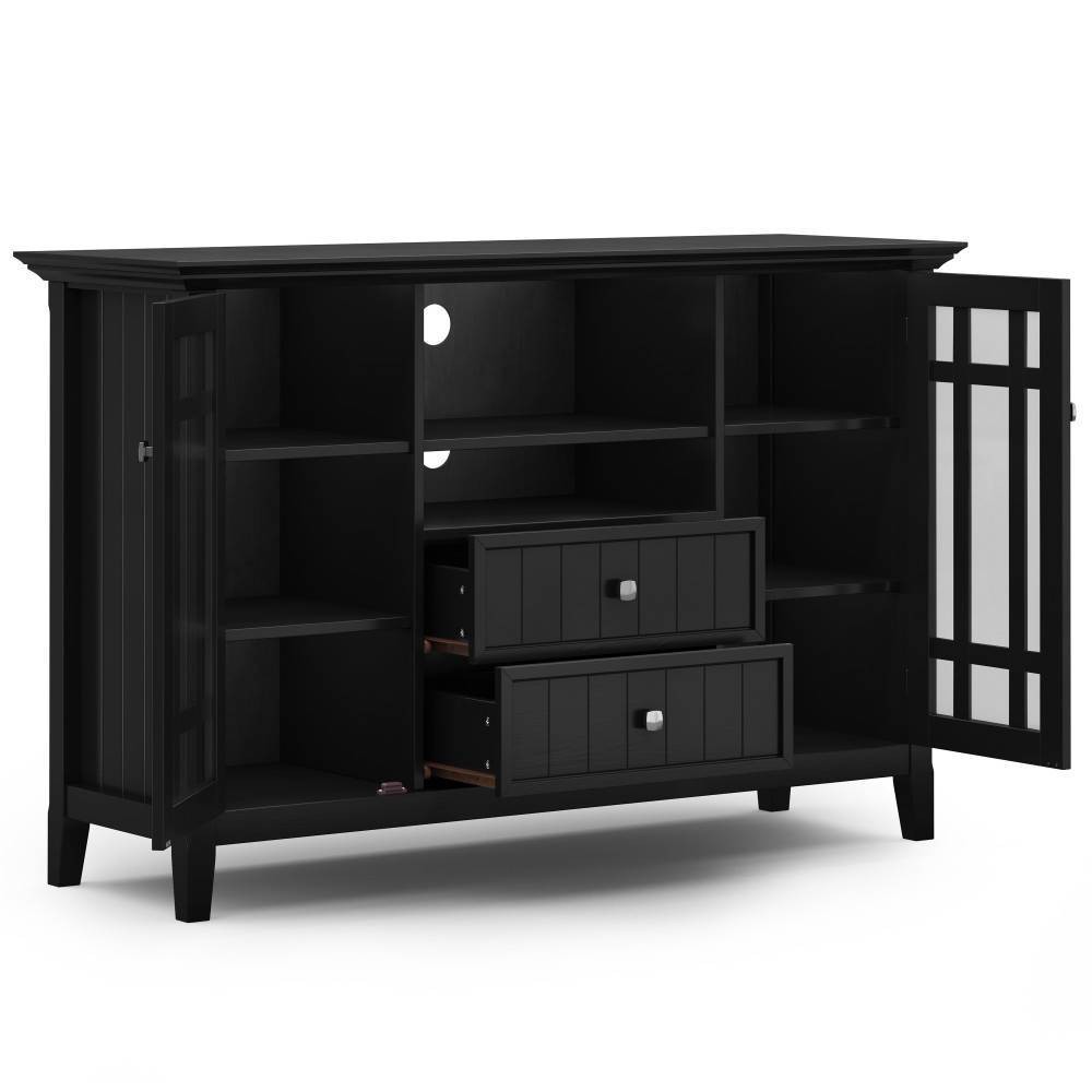 Photos - Display Cabinet / Bookcase WyndenHall Freemont Tall TV Stand for TVs up to 60": Storage Cabinets, Adjustable Shelves, Cord Management