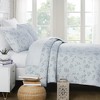 Southshore Fine Living Oversized Lightweight Sweet Florals Quilt Set - 2 of 4