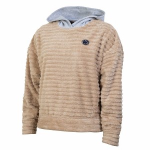 NCAA Penn State Nittany Lions Women's Oatmeal Fashion Hooded Sweatshirt - 1 of 3