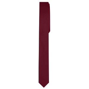Jacob Alexander Men's Solid Color 1.5" Ultra Skinny Neck Tie - 1 of 4