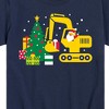 Boys' - Instant Message - Santa Excavator Christmas Presents Short Sleeve Graphic T-Shirt - 2 of 4