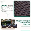 UPHA 5-Piece Rattan Patio Sofa Conversation Set with Cushions - 4 of 4