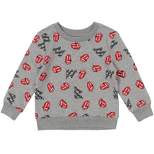 Rolling Stones Girls French Terry Pullover Sweatshirt Toddler to Big Kid