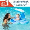 Swimways Sun Canopy Baby Boat, Inflatable Baby Pool Float & Swimming Pool Accessories with Fast Inflation - 3 of 4