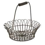 Park Designs Scalloped Wire Edge Basket With Handle