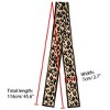 Allegra K Women's Leopard Ribbon Long Narrow Skinny Scarf Hairband Waistband Belt Bag Handle Accessory - 3 of 4