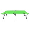 vidaXL Two Person Folding Sun Lounger Green Steel - 2 of 4