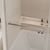 NicBex Shower Door 56-60 in. W x 62 in. H Frameless Double Bypass Tub Sliding Shower Door with Soft-closing, Chrome - 2 of 4