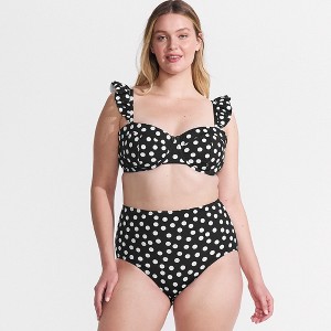 Lands' End Women's Balconnette Underwire Bikini Top - 1 of 4