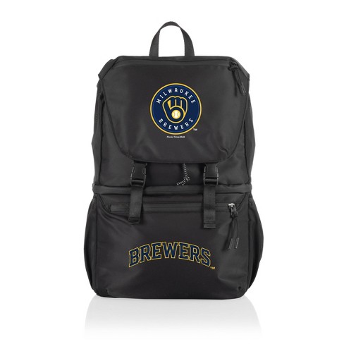 MLB Milwaukee Brewers Tarana Backpack Soft Cooler - Carbon Black - image 1 of 4