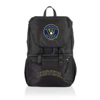 MLB Milwaukee Brewers Tarana Backpack Soft Cooler - Carbon Black